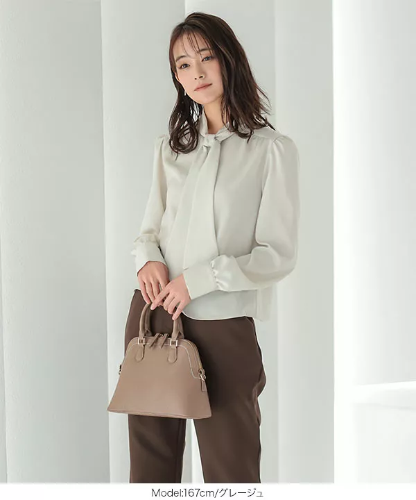 2wayステッチブガッティバッグ [B1461] - レディース