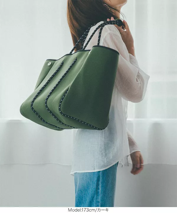 ネオプレーントートバッグ [B1522] - レディースファッション通販 神戸