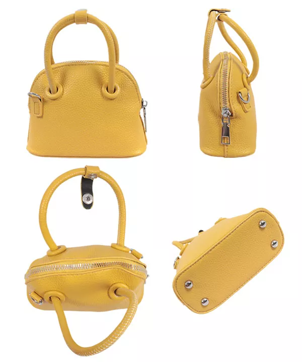 ボールチェーンショルダー付きミニバッグ [B1535] - レディース