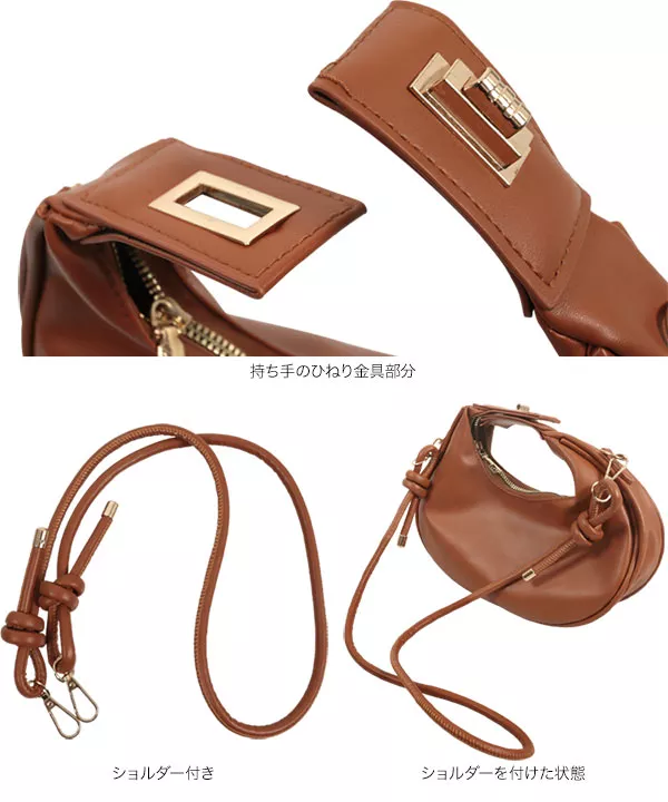 s22【美品】保存袋付　グッチ　GGスエード　レザー　ハーフムーン　ハンドバッグ DESIGN ZIP HALF MOON BAG/デザインジップハーフムーンバッグ