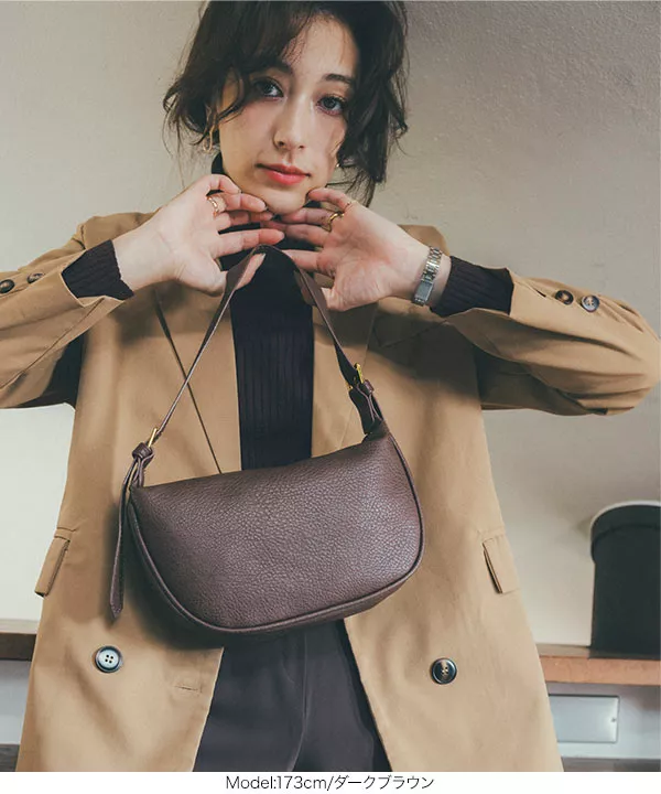 ダブルベルトショルダーバッグ [B1549] - レディースファッション通販