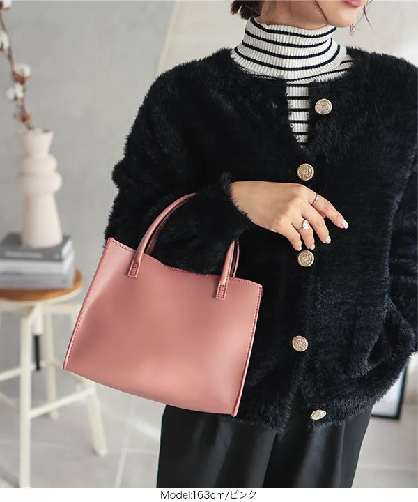 2wayスクエアミニショルダーバッグ [B1562] - レディースファッション