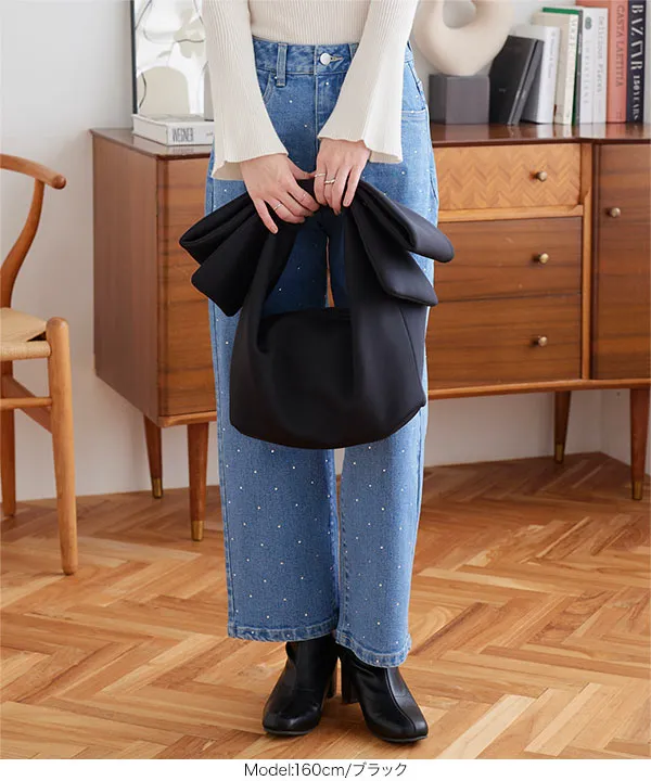 ビッグリボンダンボールバッグ [B1567] - レディースファッション通販