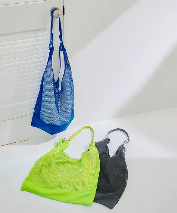 BARKIN SLEEP メッシュピロー 収納バッグ、メッシュカバー付き BARKIN