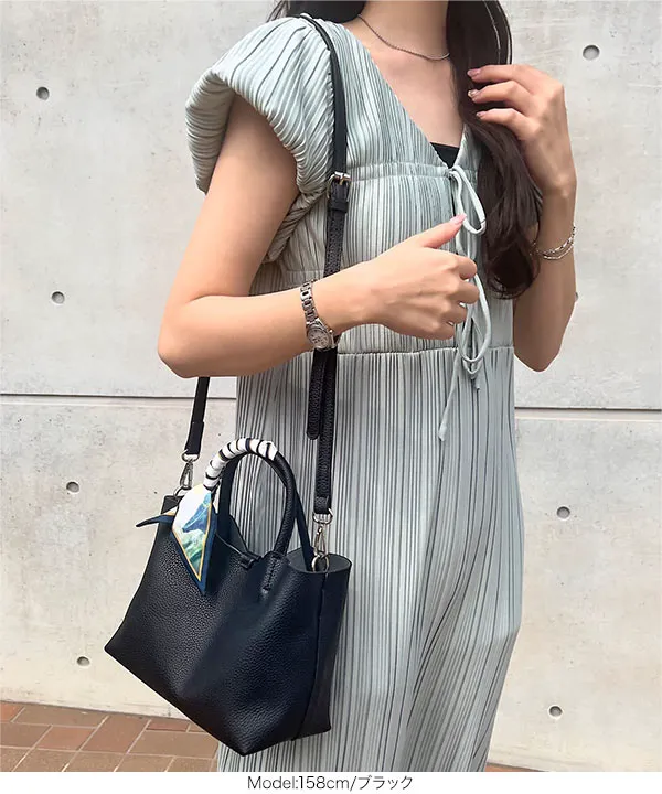 スカーフ付ハンドバッグ [B1616] - レディースファッション通販 神戸