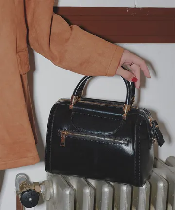 スクエアミニボストンバッグ [B1630]