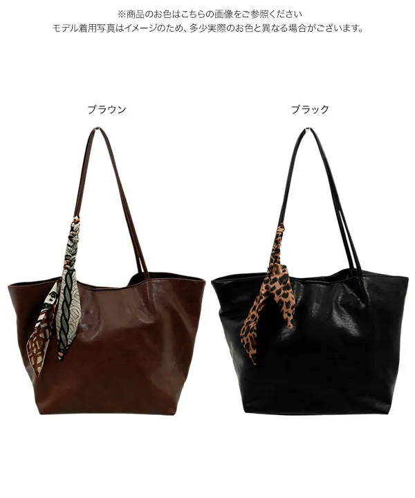 高級レザーバッグ(スカーフ付き) トートバッグ PUレザー スカーフ付き : Piggy Gogo - 通販 - Yahoo