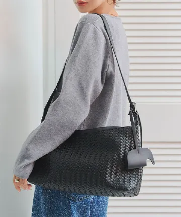 バッグチャーム付きメッシュバッグ [B1645]