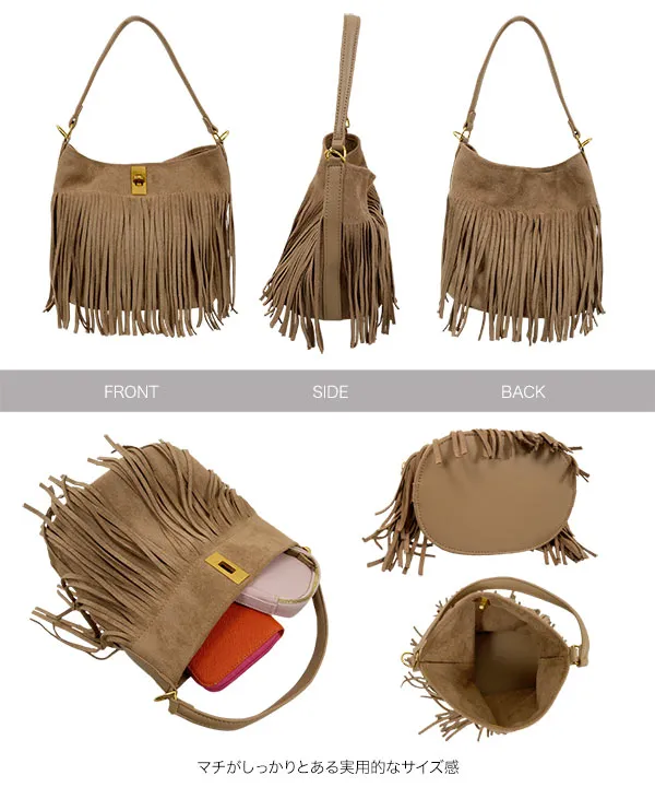 Unitude 本革　スエードバッグ　クリーム色　値下げ TOKIA GLOBAL / UNITUDE BAG EN-ROUTE-HANDBAG