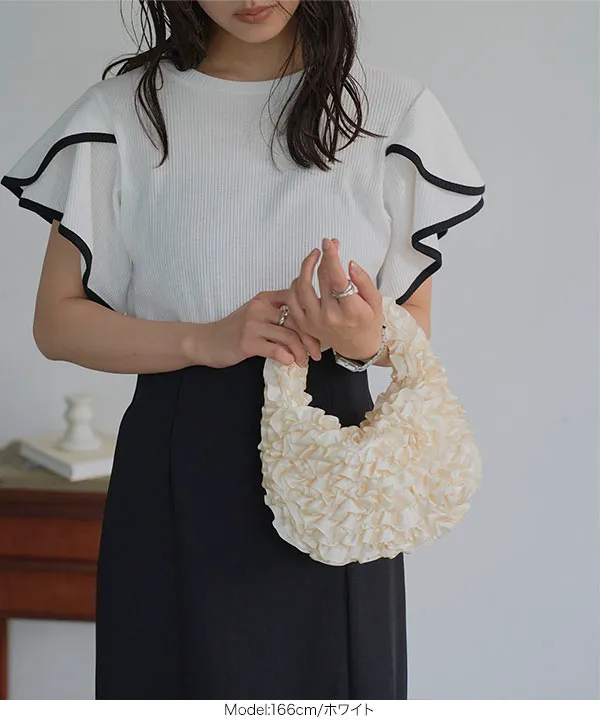 ★最終価格★美品★YOKOCHAN バックフレア　サテン　カットソー サテン フレアスカート