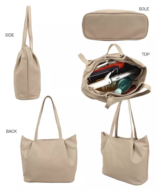 肩掛けファスナートートバッグ [B970] - レディースファッション通販