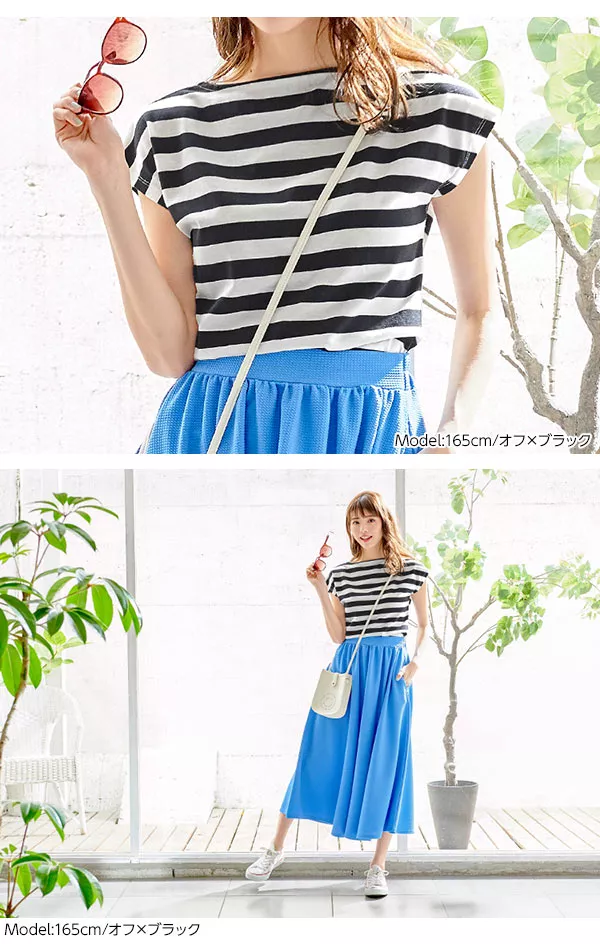 [ ASELEAR ]汗染み防止前後2WAYTシャツ [C3617]  　 | トップス全品送料無料！9/11(金)18:00〜9/14(月)朝11:59まで