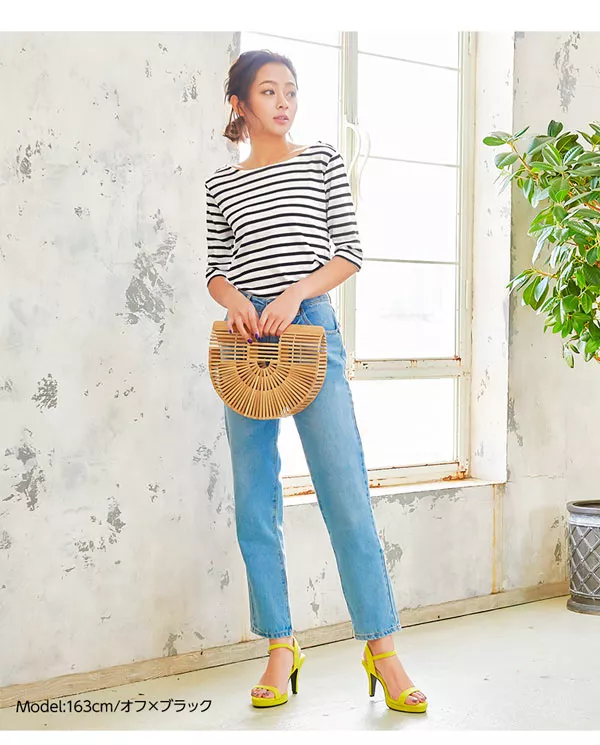 バックバレエ5分袖Tシャツ [C3628]  　