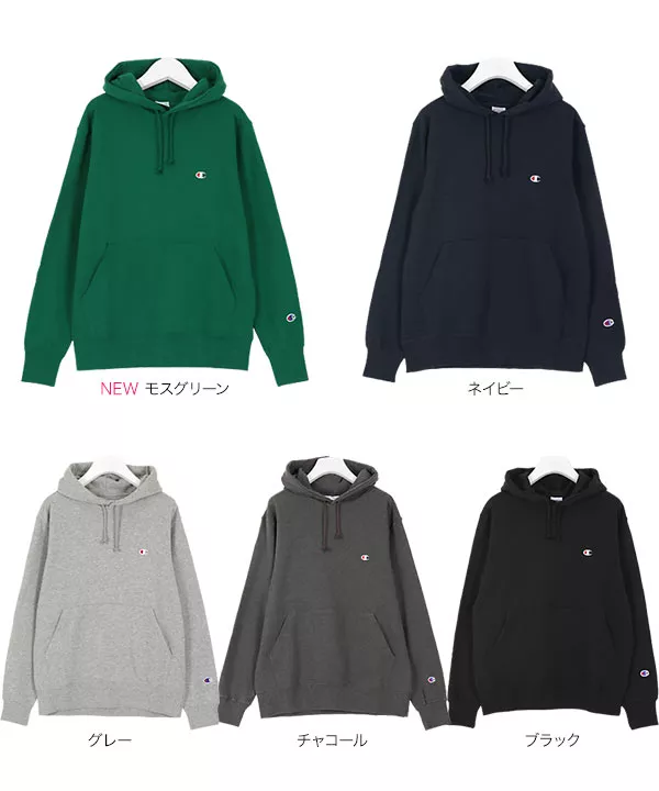 Malbon フーディ長袖スウェット象牙白/グリーン/ブラック秋冬限定 美品 ⛳ Champion ]プルオーバーフード付スウェット [C3729