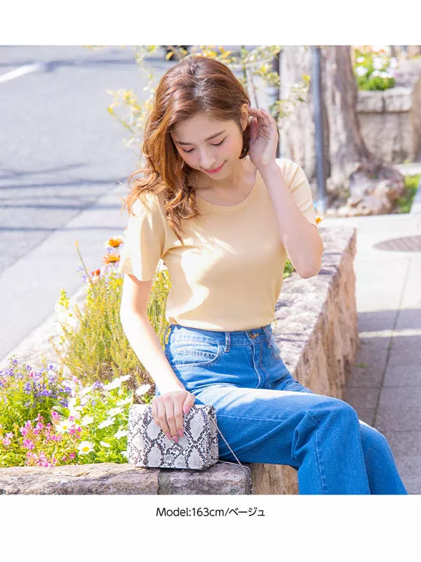 バッククロスニットプルオーバー [C3758]【メール便】  　 | トップス全品送料無料！9/11(金)18:00〜9/14(月)朝11:59まで