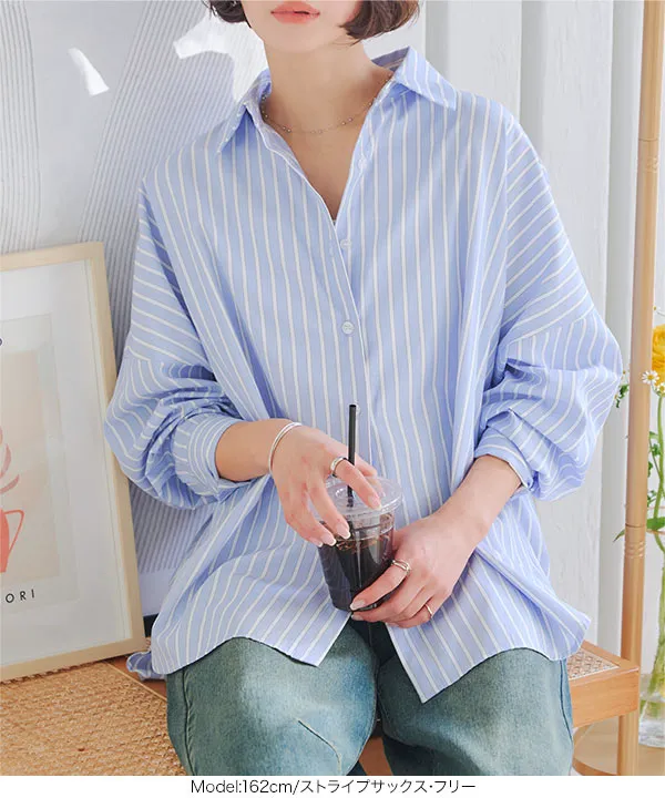 トップス BS TOP FLANNEL バンドカラーシャツ（シャツ／ブラウス）｜B.C
