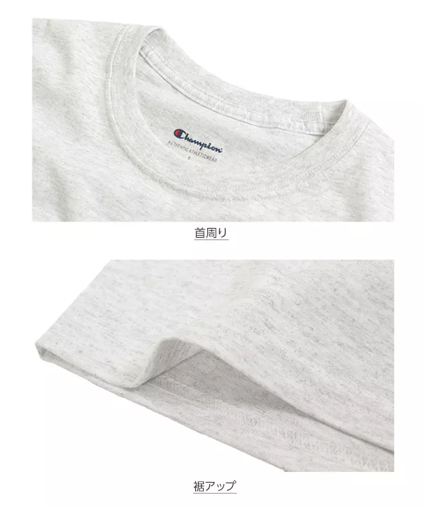 [ Champion ]ショートスリーブTシャツ [C3848]  　 | トップス全品送料無料！8/7(金)18:00〜8/10(月)朝11:59まで