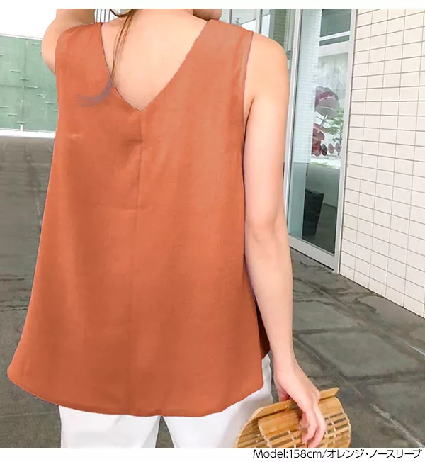 柔らかリネンタッチの選べる3タイプブラウス [C3849]  　 | トップス全品送料無料！9/11(金)18:00〜9/14(月)朝11:59まで