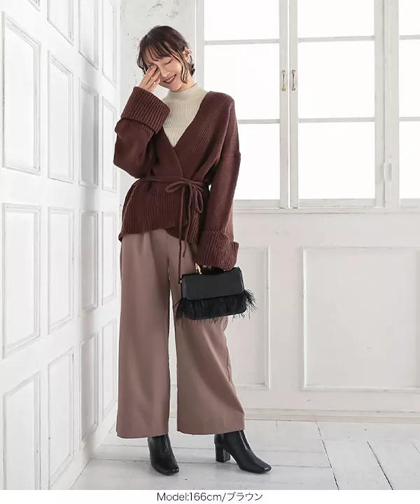 45Rカシュクールニット 45Rカシミヤの908スクールセーター: WOMEN｜45R