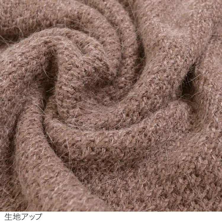 ハイネックニットトップス [C4261]]   　