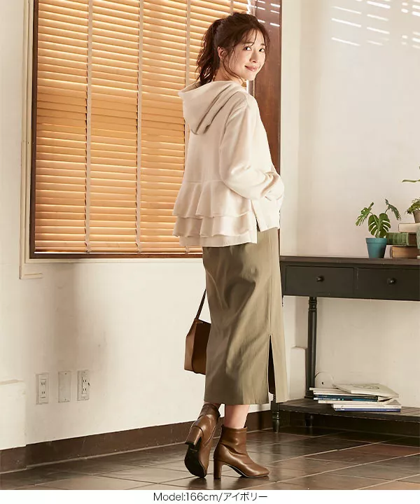 バックフリルパーカー [C4263] - レディースファッション通販 神戸