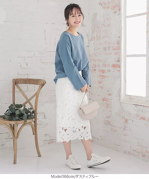 ゆるチュニックTシャツ [C4452]   　 | トップス全品送料無料！8/3(月)朝11:59まで