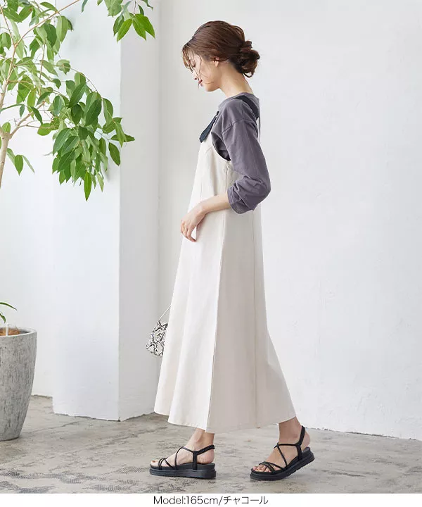 ゆるチュニックTシャツ [C4452]   　 | トップス全品送料無料！8/3(月)朝11:59まで