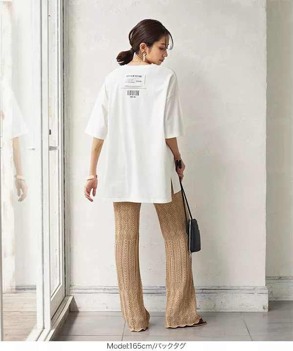 [ 3点セット ]ビッグT+キャンバスBag+スカーフ [C4598]   　