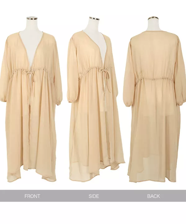 楊柳ロングガウン [C4609] - レディースファッション通販 神戸