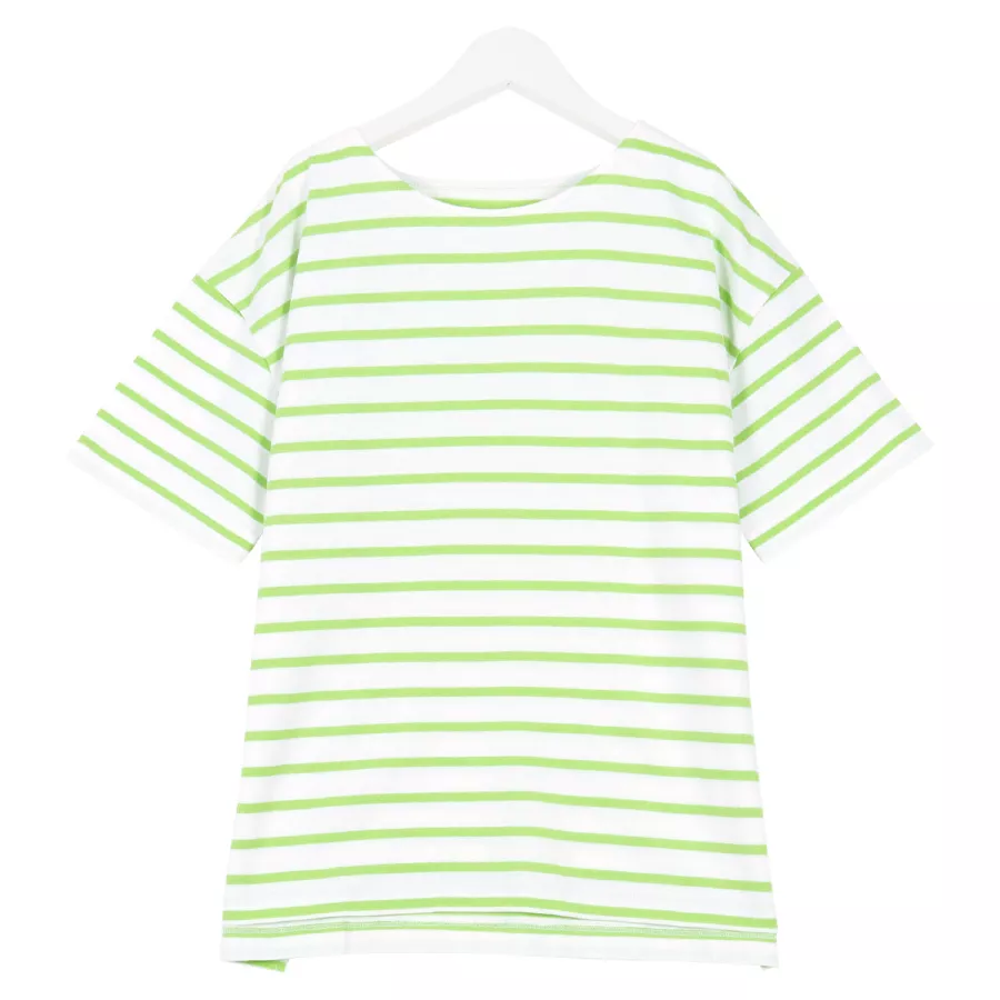 選べるデザイン コットン100％ ゆったりボーダーチュニック半袖Tシャツ [ C4631 ]のレビュー