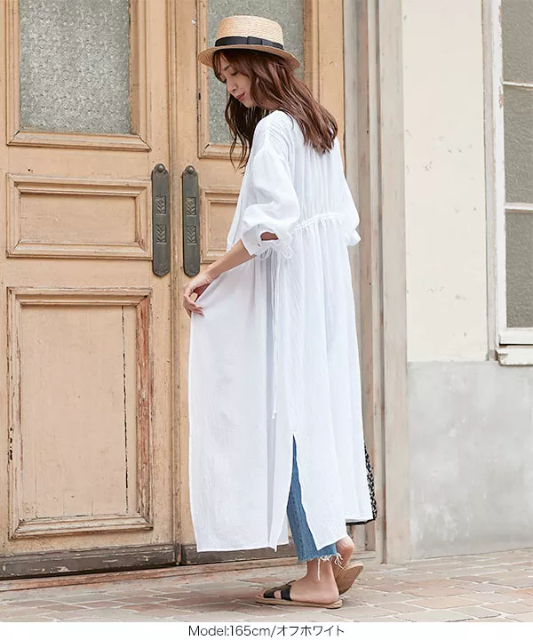 ガーゼカシュクールガウン [C4656] - レディースファッション通販 神戸