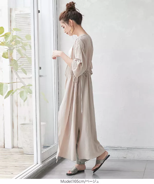 ガーゼカシュクールガウン [C4656] - レディースファッション通販 神戸