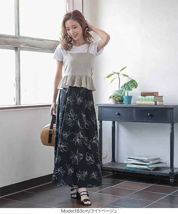 ROSIER リボンペプラム巻きスカート ROSIER リボンペプラム巻きスカート スカート