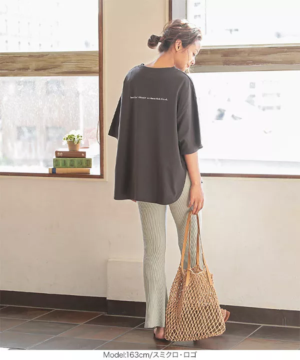 バックプリントTシャツ [C4719]   　