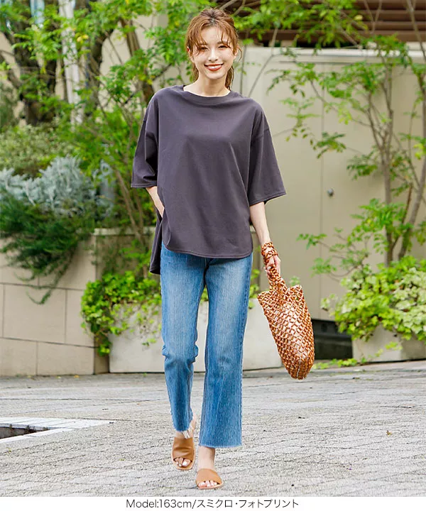 バックプリントTシャツ [C4719]   　