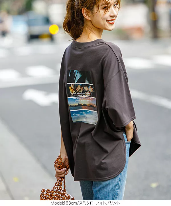 バックプリントTシャツ [C4719]   　