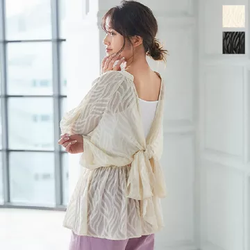 シアージャガードバックリボンブラウス [C4759]   　