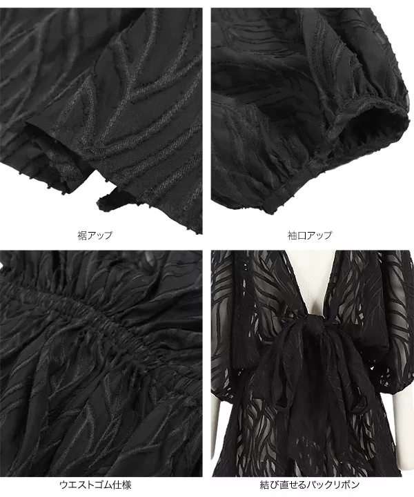新品overE シアージャガードバックリボンブラウス96 シアージャガードバックリボンブラウス [C4759] - レディース