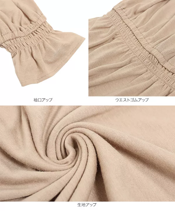 キャンディスリーブペプラムカットソートップス [C4761]   　 | トップス全品送料無料！8/7(金)18:00〜8/10(月)朝11:59まで