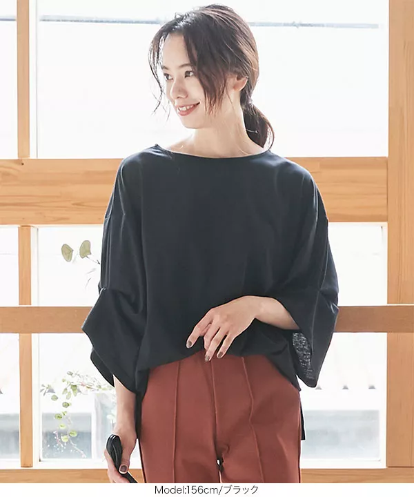 タックスリーブTシャツ [C4793] - レディースファッション通販 神戸