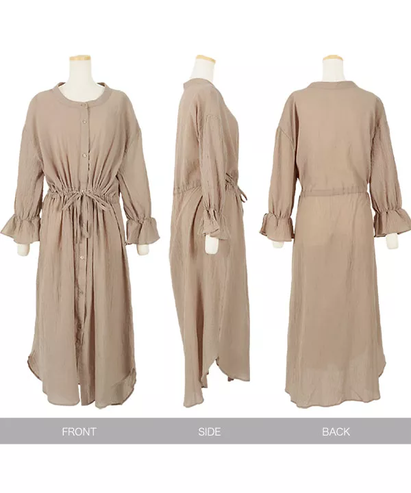 ガーゼロングガウンシャツ [C4843] - レディースファッション通販 神戸