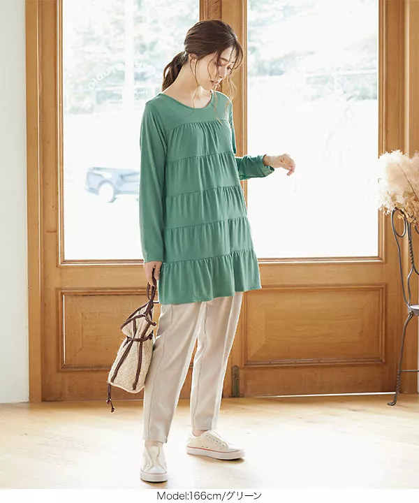 ティアードチュニックTシャツ [C4931]   　