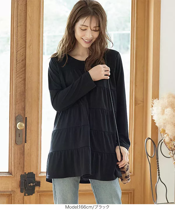 ティアードチュニックTシャツ [C4931]   　
