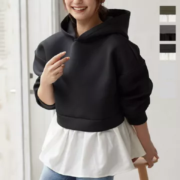 フェイクレイヤードダイバーフーディ [C4972]   　