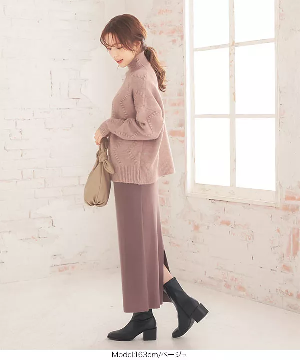 モヘアタッチジグザグ編みニット [C5091]   　 | トップス全品送料無料！9/11(金)18:00〜9/14(月)朝11:59まで