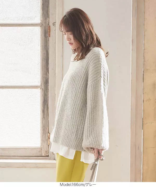 vinceざっくりスプリングニット R32