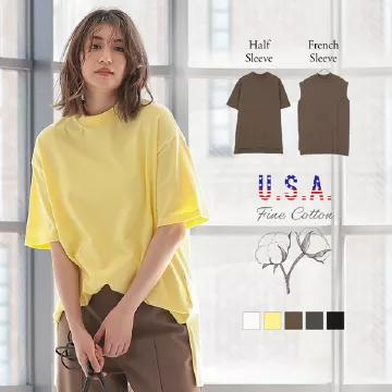 [ USAコットン ]選べる2タイプ ビッグトップス [C5328]   　