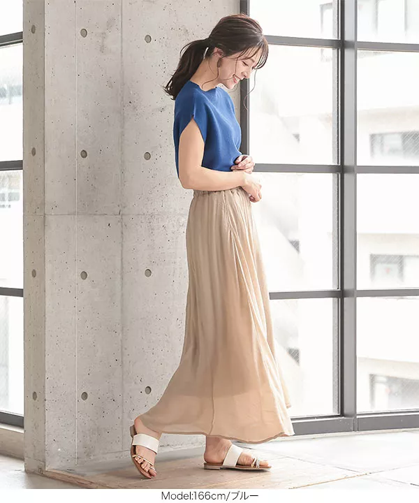 トップス Koko セール】クロップド丈サマーニットトップス（Tシャツ/カットソー