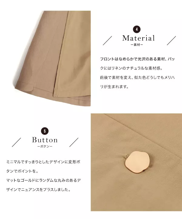[ 田中亜希子さんコラボ ] ノースリロングジレ [C5353]   　