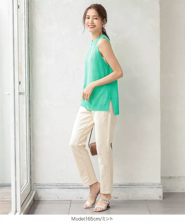 メッシュニットタンク [C5429] - レディースファッション通販 神戸